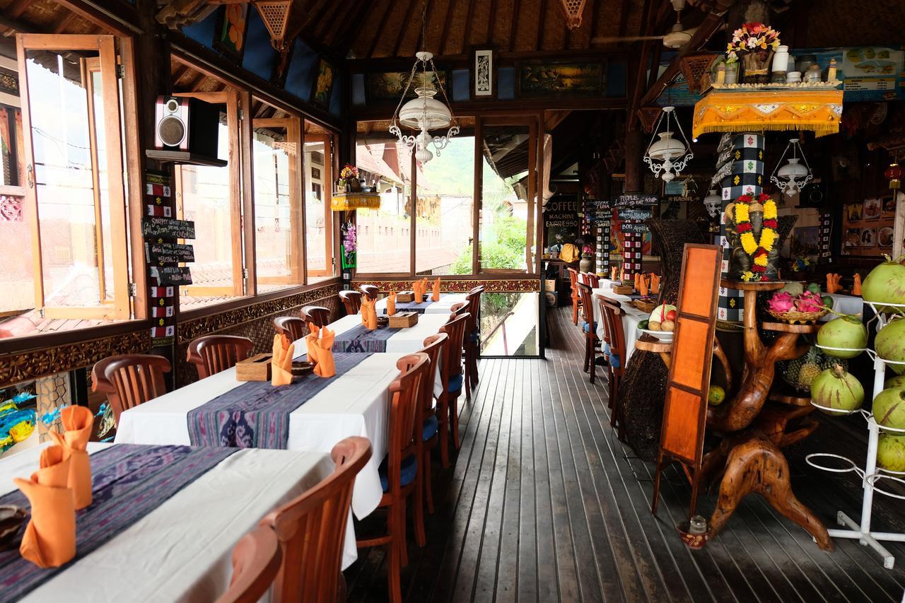 Kerti Beach Bungalow And Restaurant Padangbai  Eksteriør bilde